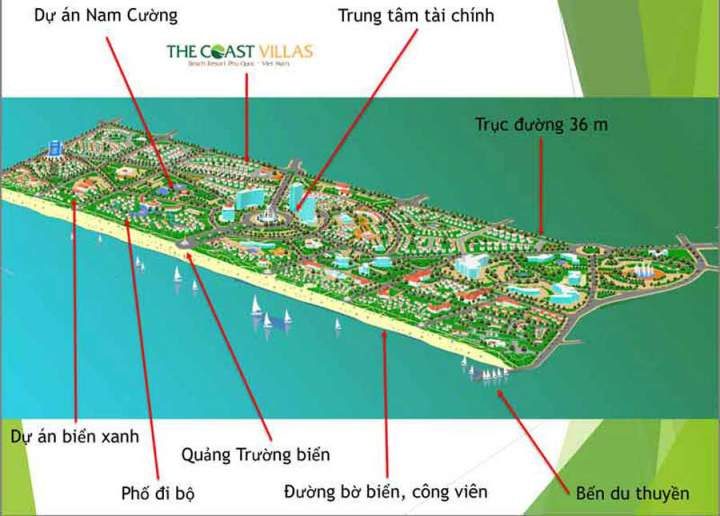 The Coast Villas project located in Phu Quoc Island
