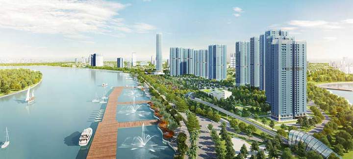 Aqua 3 apartment in Vinhomes Golden River project in HCMC
