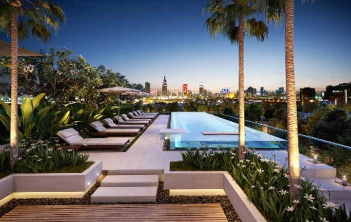 Each villa at Serenity Sky Villas owns a private pool