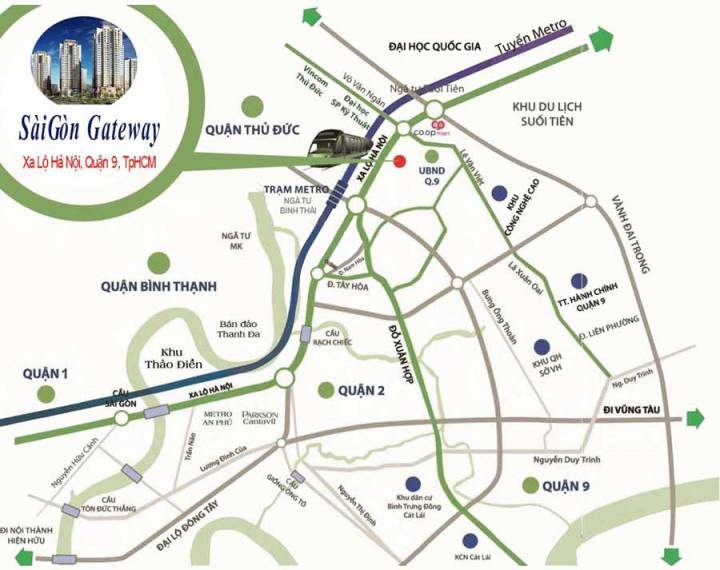 location of Saigon Gateway
