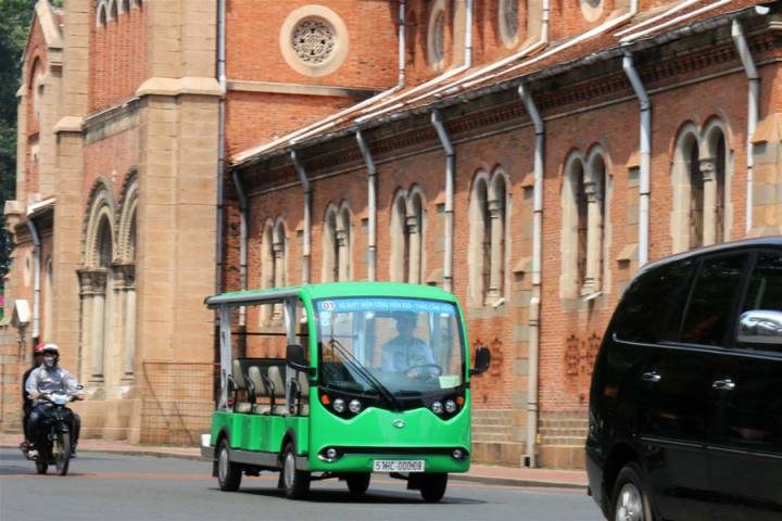 Ho Chi Minh City has pilot three tram routes to the sightseeing