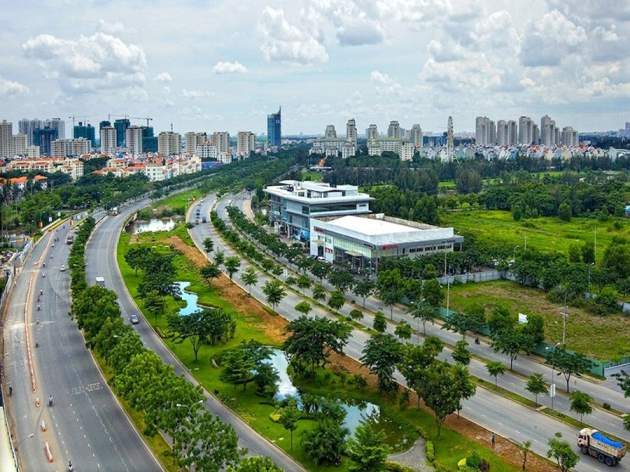 Binh Tan District is invested in infrastructure