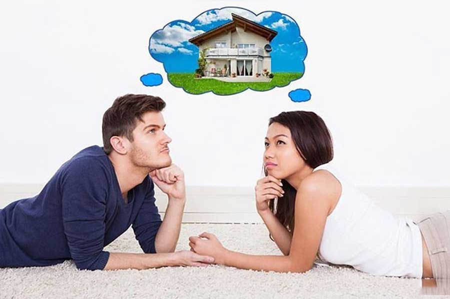 Borrow low interest bank loans to buy a house