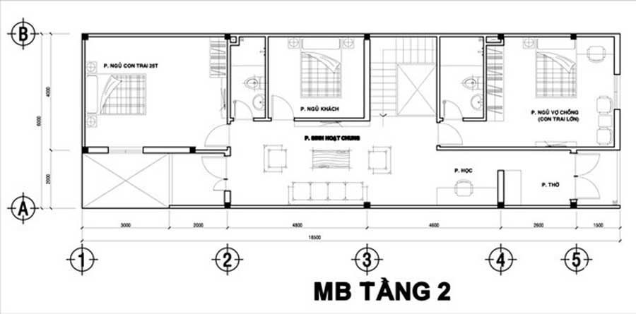 Simple design that style for the townhouse