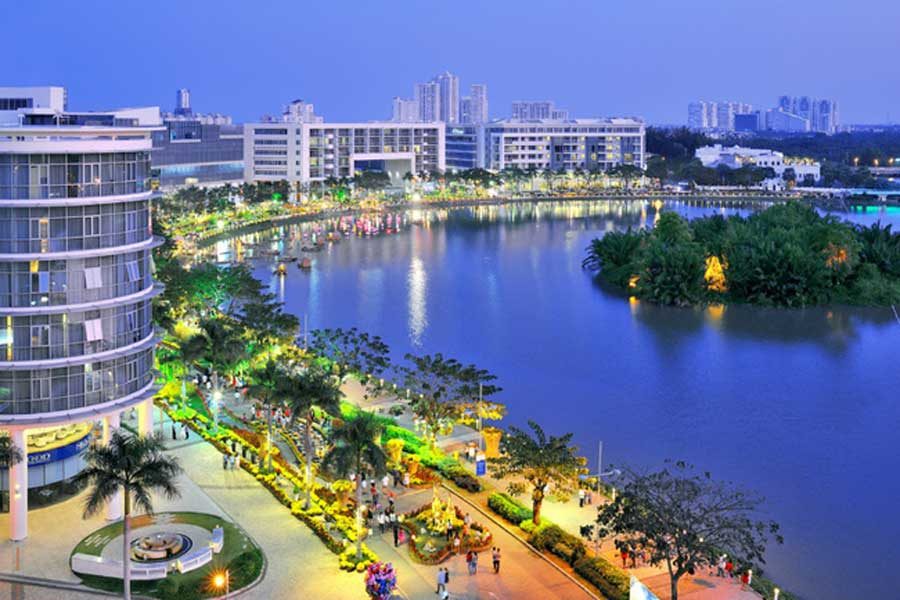 South Saigon urban area is attracted many big real estate companies