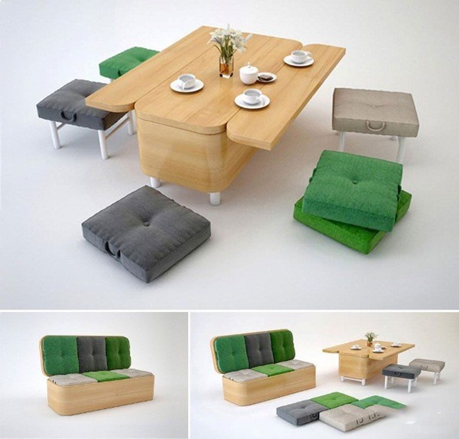 There is intelligent furniture for small house