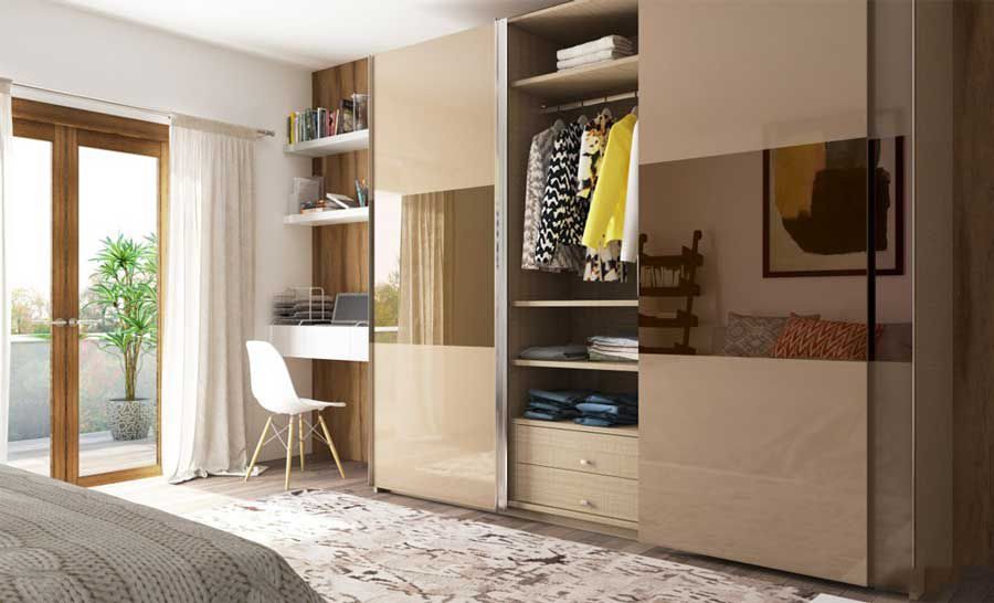 Wardrobe design for small houses