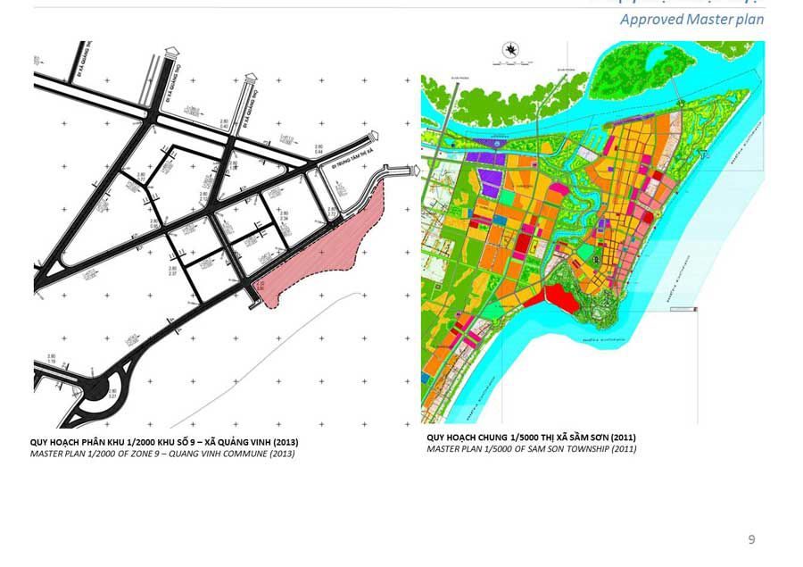 Project on East Asia sea ecological urban area, Sam Son city, Thanh Hoa province