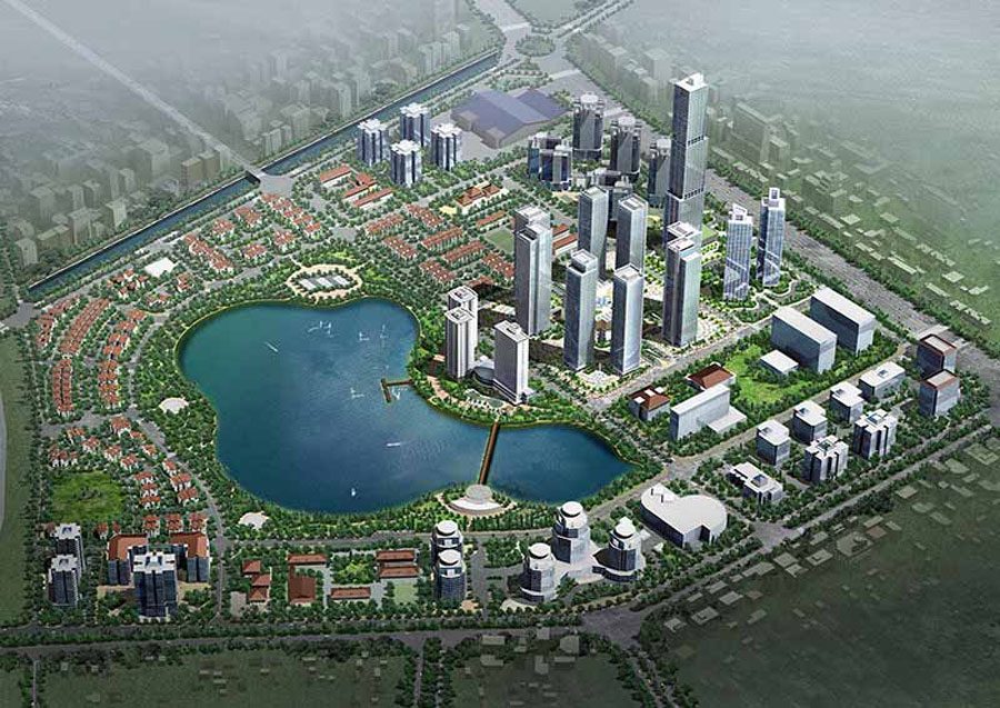 High-tech city green technology project