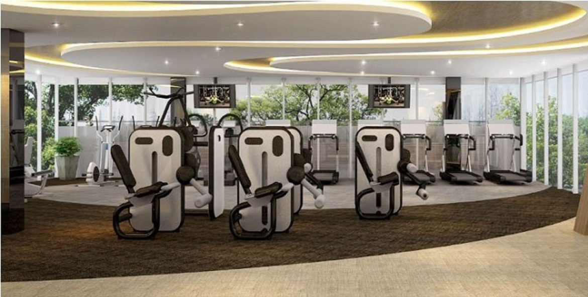 Perspective of Palm Garden gym facilities