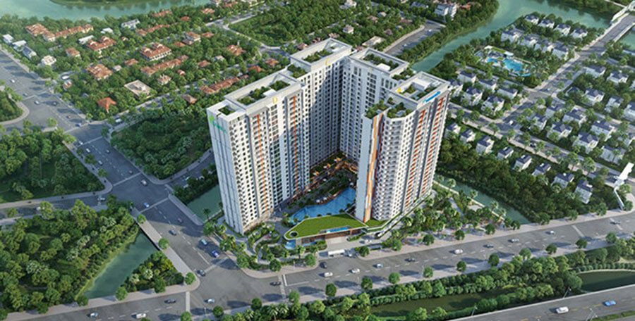 Perspective of the Sapphire Khang Dien project