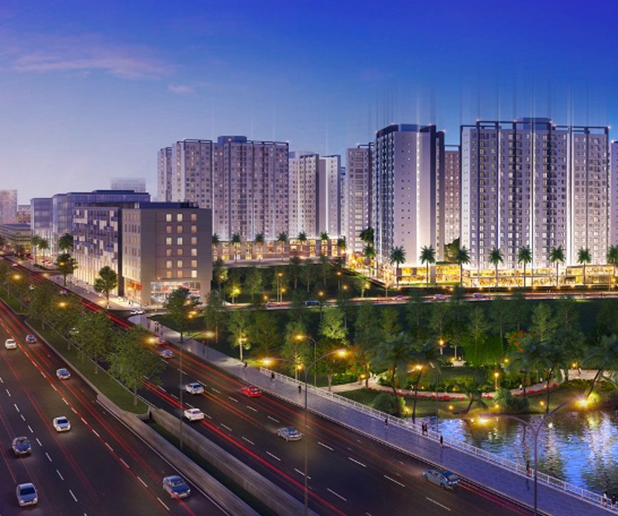 Akari City urban area project