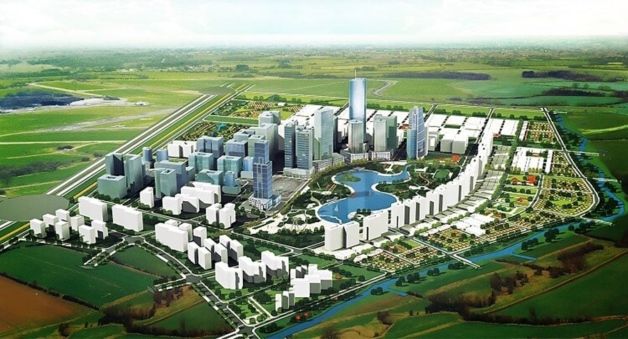 Perspective of Tan Tao Khang Dien project - Tan Tao urban area