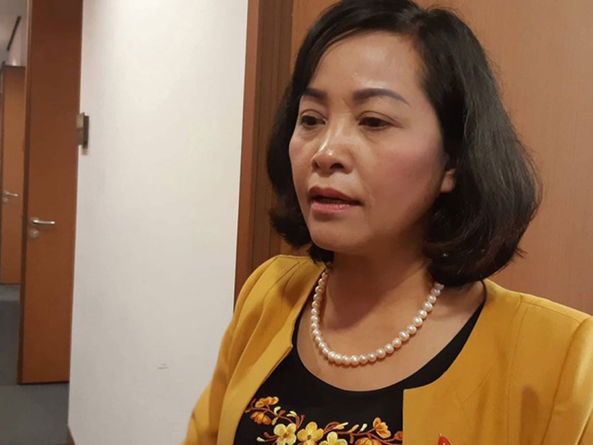 Secretary of Ninh Binh provincial Party Committee Nguyen Thi Thanh.