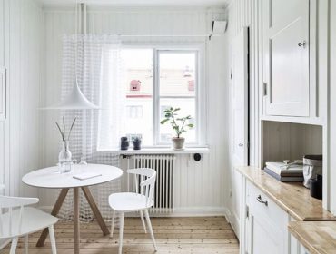 Small table, kitchen corner