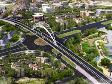 The bridge over Nguyen Van Linh intersection.