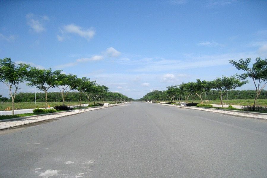 The existing transport infrastructure in Nhon Trach