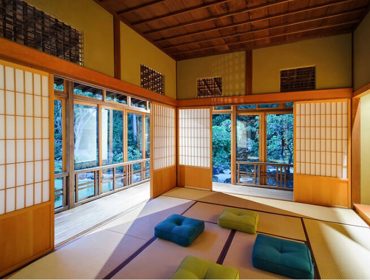 Living room design in Japanese style