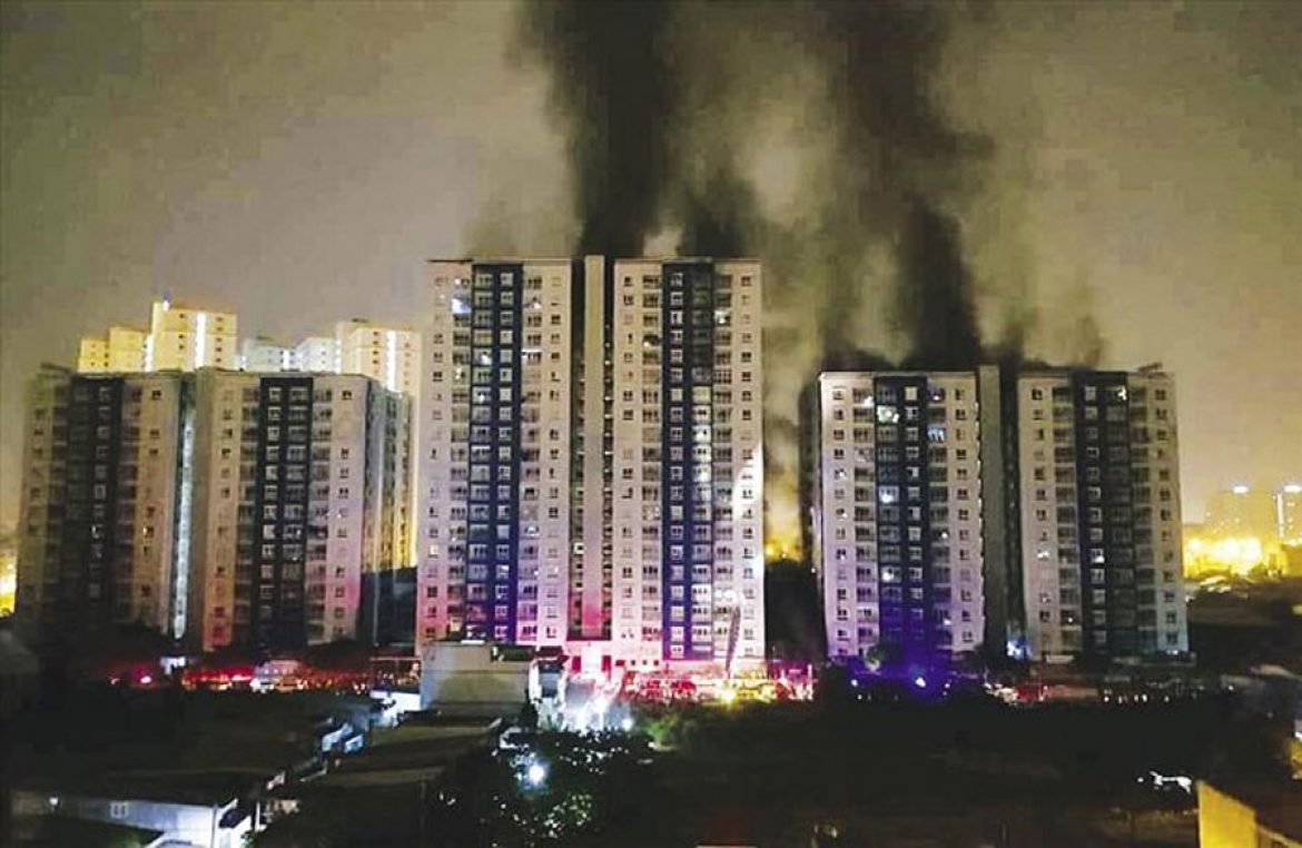 after the fire explosion, apartment prices may fall.