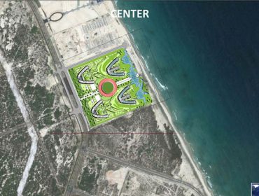The location of The Cam Ranh Arena Project