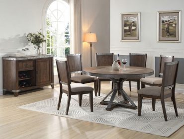 Dining table should be sized to fit the kitchen space