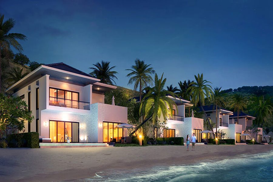 Many domestic and foreign investors have bought coastal property to build resort properties