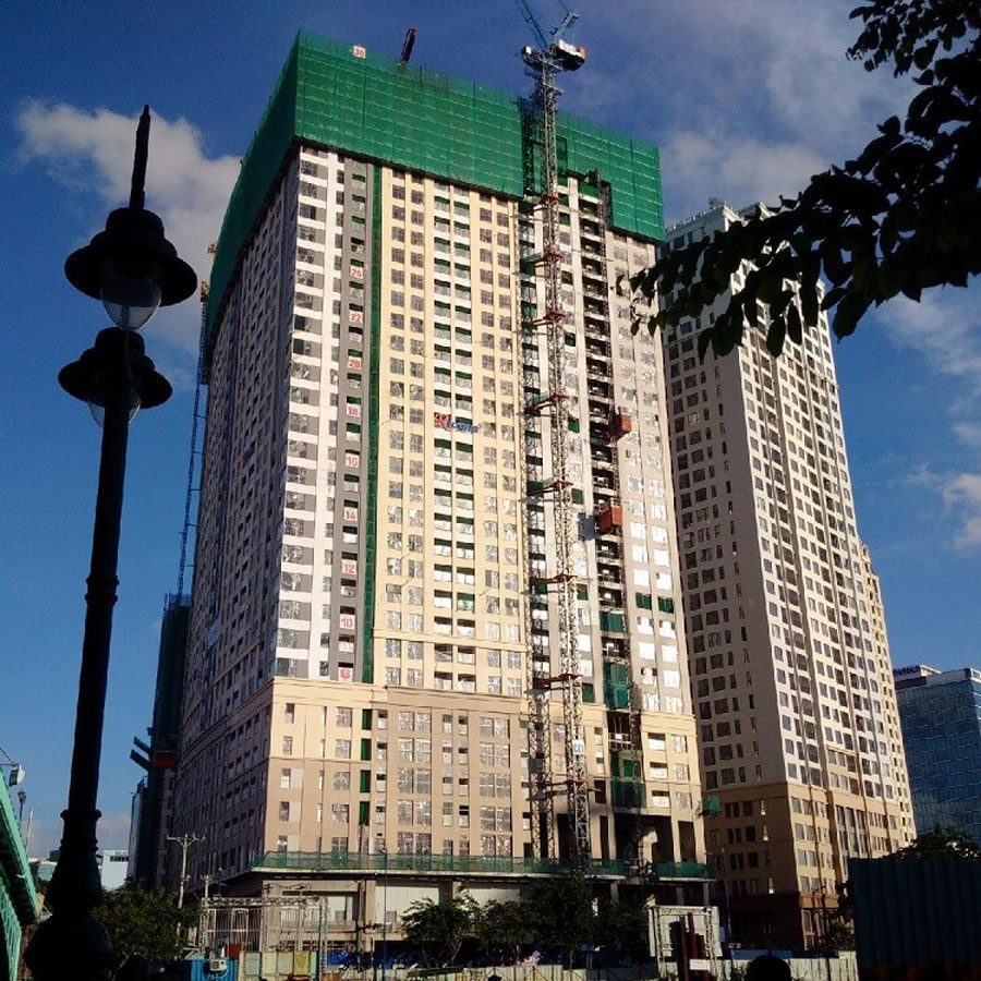 Construction image of real Saigon Royal project