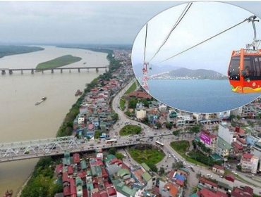 French enterprise proposed to make a cable car 5km long across the Red River