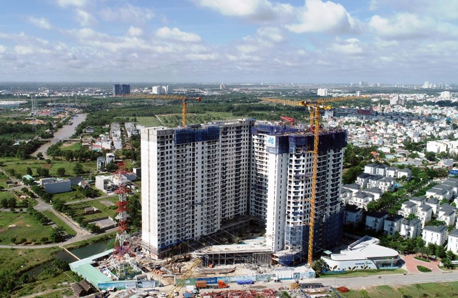 Jamila high rise apartment building is the first Hoa Binh project to cooperate with Khang Dien.