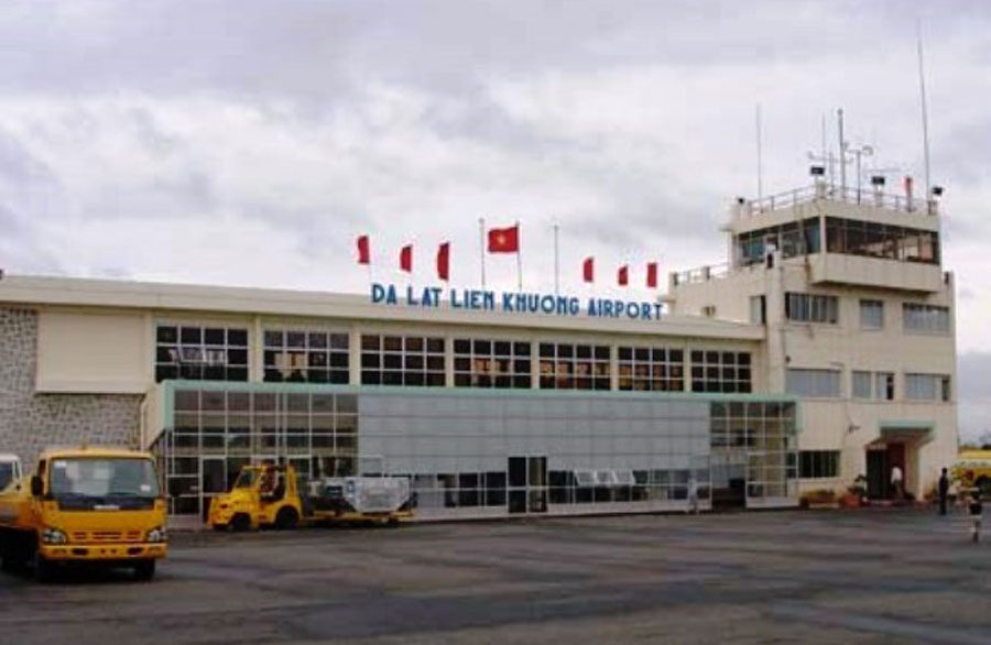 Lien Khuong Airport has operated international routes.