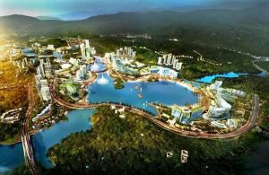 Perspective of the casino complex in Van Don, Quang Ninh.