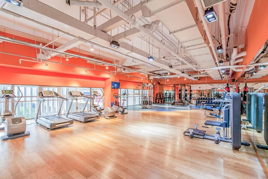 High-end gym at Diamond Island Project