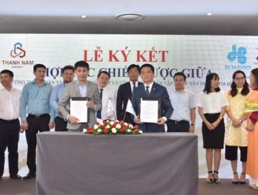 Hoa Binh and Thanh Nam Group signed a strategic cooperation