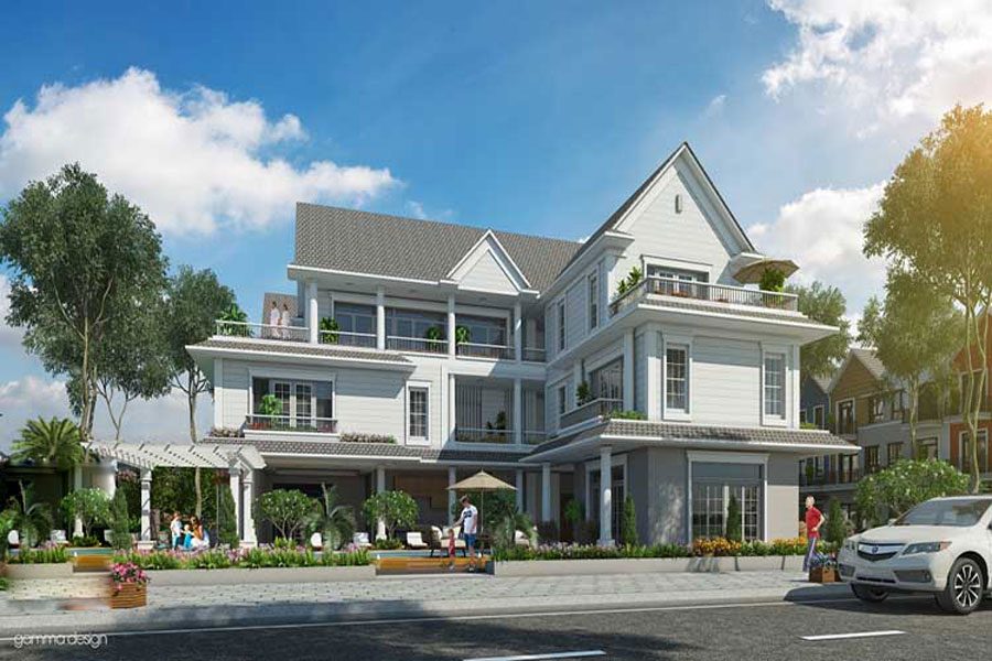 One-storeyed ground floor design at Park Riverside Premium single-family villa project