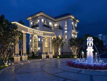 Sol Villas have French-style neo-classical architecture