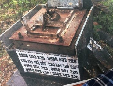 The nail of the gate was poured down on Au Co Street, Bac Ninh