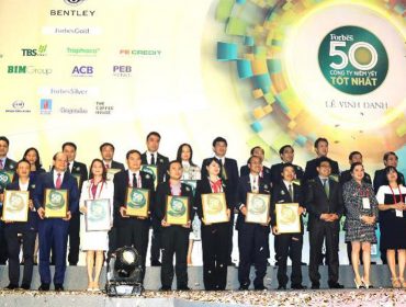 Top 50 best listed companies in Vietnam by Forbes.