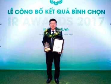 Khang Dien reached the top three listed companies with best IR performance in 2017