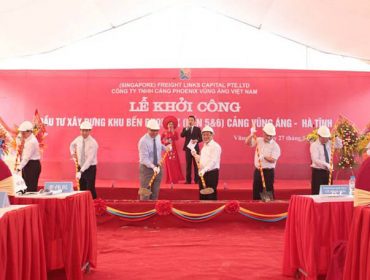 Commencement ceremony of the Phoenix wharf area (terminals 5 & 6) of Vung Ang port