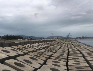 Infrastructure at Cong Thanh Port has been embankment, embellished beautiful and certainly withstand waves