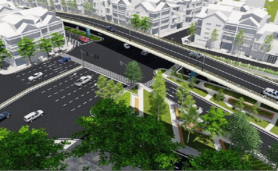 Licensing to build bridge overpass at An Duong - Thanh Nien intersection