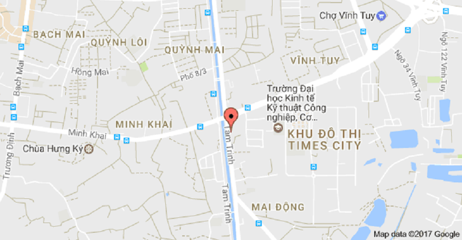 Location of 75 Tam Trinh