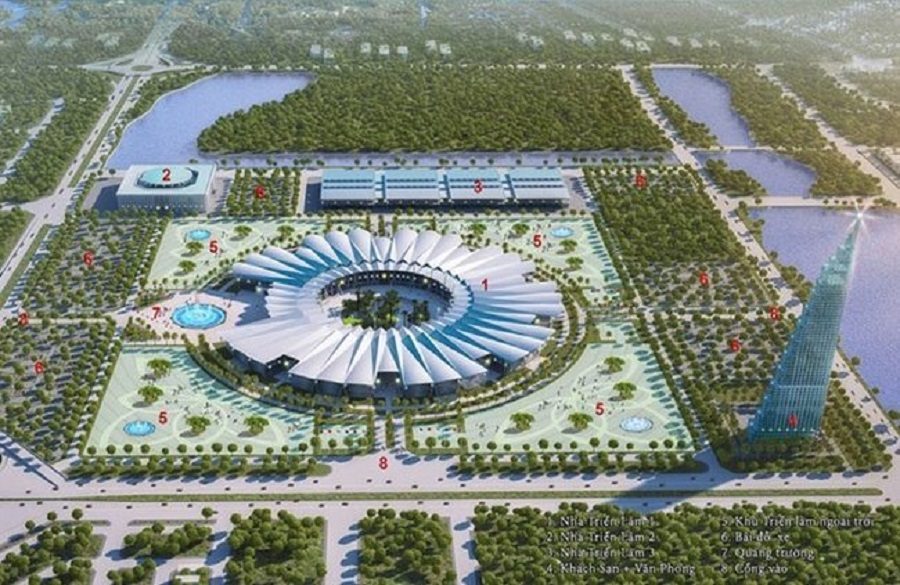 Perspective of the National Exhibition Center in Dong Anh