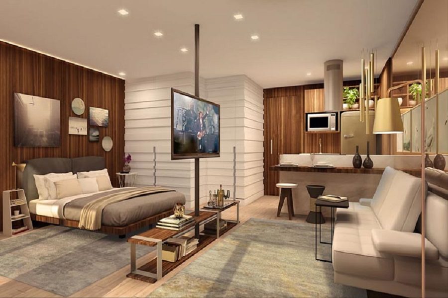 The studio apartment model is now growing in popularity