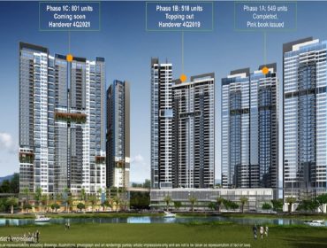 Three-phase perspective of the Riviera Point project