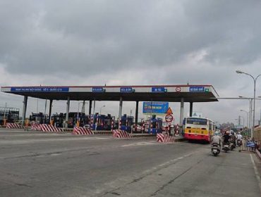 The toll station on Highway 5 was collected by VIDIFI for the return of Hanoi-Hai Phong expressway
